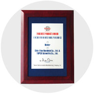 In 2003, TSMC presented to TOPCO “Best Product Award in Recognition of Outstanding Performance in Wafer”