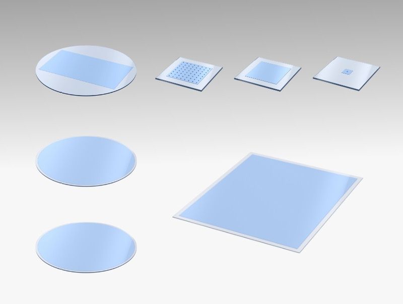 Micro LED chips transfer technologies