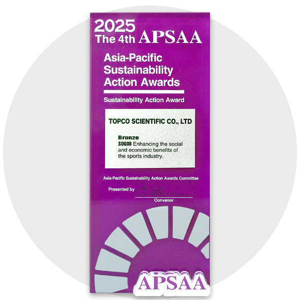 2025  "Asia-Pacific Sustainability Action Bronze Award” from APSAA